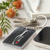 Porte-clés Coupé G35 avec la bande de roulement de pneu - (Devant droit)