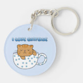 Porte-clés Coupe Kawaii de fée de chat (Dos)