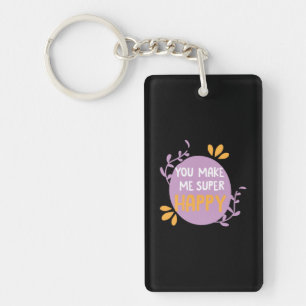 Porte-clés Couple Cadeau Tu Me Rends Super Heureux