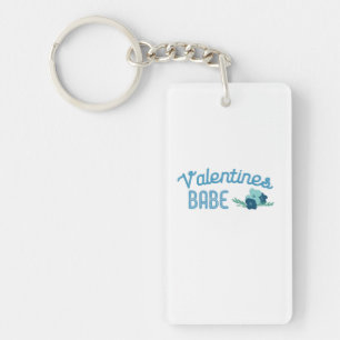 Porte-clés Couple Cadeau Valentine Babe Flowers