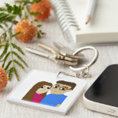 Porte-clés Couple Chibi (Devant Droit)