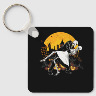 Porte-clés Couple Dancing Skeletons Jour Vintage des-Dead H