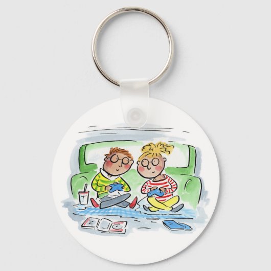 Porte-clés Couple de jeu (Recto)