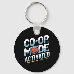 Porte-clés Couple de joueurs assortis Mode coopératif de jeu