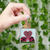 Porte-clés Couple de Ladybug mignon (main)