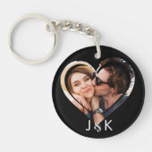 Porte-clés Couple de rencontre Girlfriend Boyfriend Photo Col (Devant)