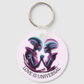Porte-clés Couple Extraterrestre (Recto)