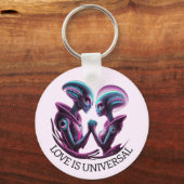 Porte-clés Couple Extraterrestre (Recto)