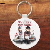 Porte-clés Couple Foxy (Recto)
