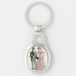 Porte-clés Couple Mariage Antique 1823 Homme Femme Mode