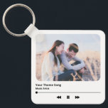 Porte-clés Couple Photo Music Plaque Chanson préférée QR Code<br><div class="desc">Couple Photo Music Plaque Chanson préférée QR Code Porte - clé</div>