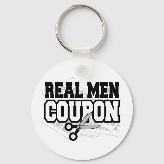 Porte-clés Coupon homme réel (Recto)