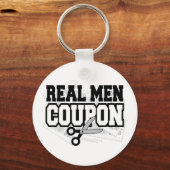 Porte-clés Coupon homme réel (Recto)