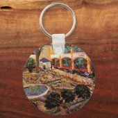 Porte-clés Cour de l'hôpital d'Arles par Vincent van Gogh (Recto)