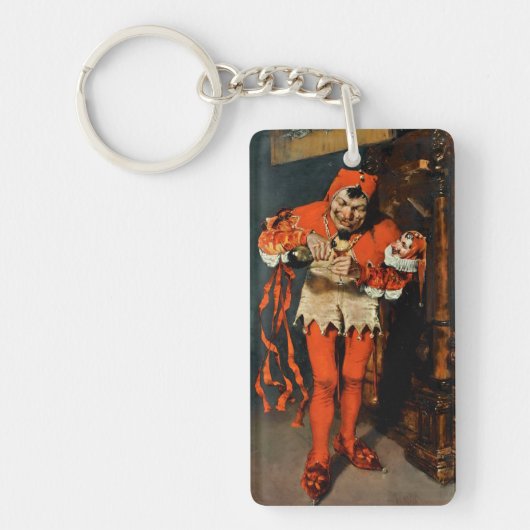 Porte-clés Cour Jester William Merritt Chase Art (Devant)