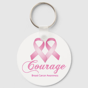 Porte-clés Courage, porte - clé de conscience de cancer du
