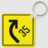 Porte-clés Courbe consultative 35/H (Dos)