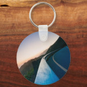 Porte-clés Courbe sur la route (Recto)