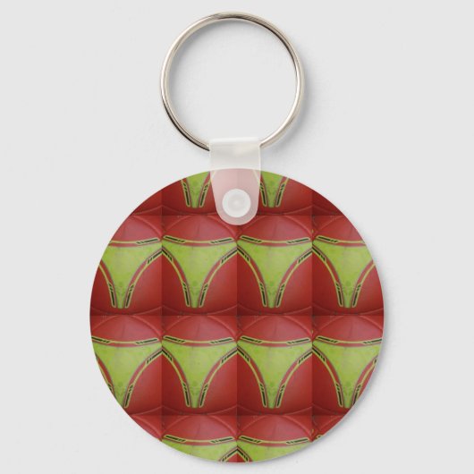 Porte-clés Courbes jaunes dorées.JPG (Recto)