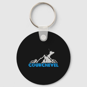 Porte-clés Courchevel Ski Snowboard France Resort Distr