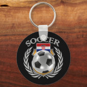 Porte-clés Coureur de foot de Croatie 2016 (Recto)