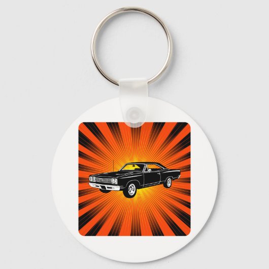 Porte-clés Coureur du chemin Plymouth 1969 (Recto)