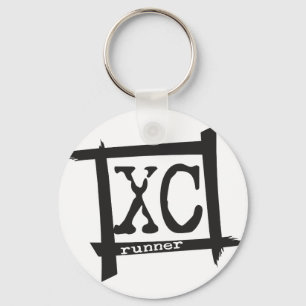 Porte-clés Coureur XC cross-country
