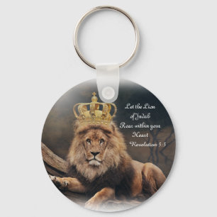 Porte-clés Courez au lion royal de Juda Porte - clé