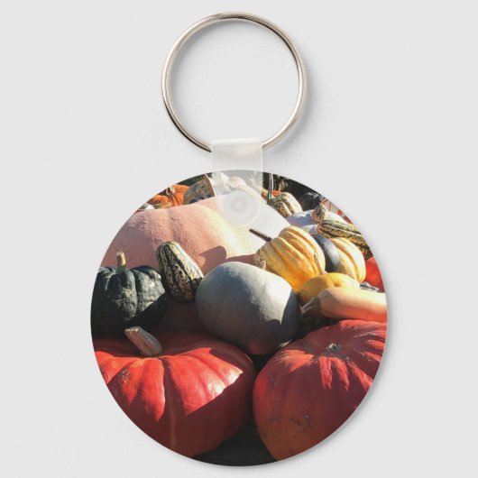 Porte-clés Courges et citrouilles d'automne (Recto)