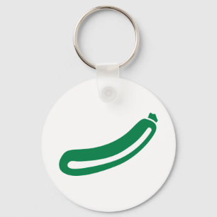 Porte-clés Courgette verte