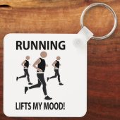 Porte-clés Courir Ascense Mon Humeur Courir (Verso)