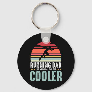 Porte-clés Courir papa drôle Marathon coureur Fête des pères