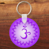 Porte-clés Couronne Chakra - Sahasrara (Recto)