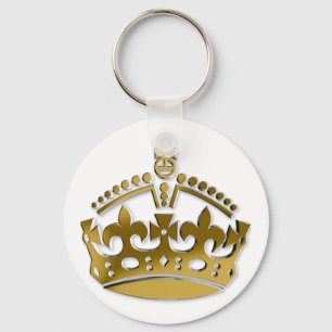 Porte-clés Couronne dorée