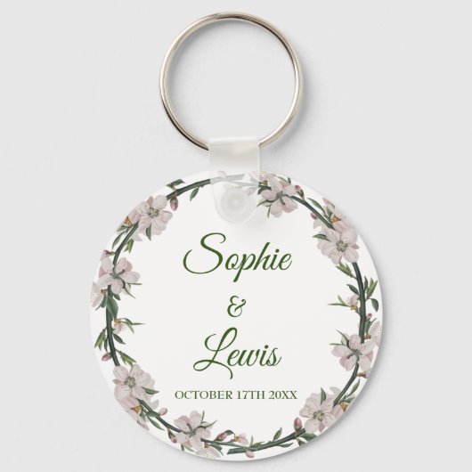 Porte-clés Couronne florale (Recto)
