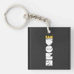 Porte-clés Couronne Roi d'Échecs