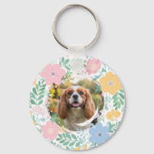 Porte-clés Couronne Rose Pâle Cavalier King Charles Spaniel  (Verso)