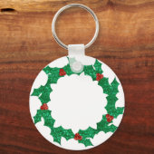 Porte-clés couronne saint de noël (Recto)