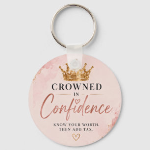 Porte-clés Couronnée de confiance Inspirante