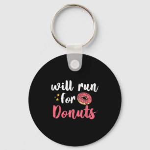 Porte-clés Courra Pour Des Donuts - Motivation Vie Fitness