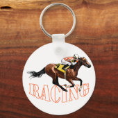 Porte-clés Course à cheval (Recto)