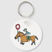Porte-clés Course à cheval (Verso)