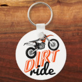 Porte-clés Course de moto (Recto)