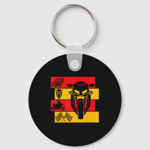 Porte-clés Course de moto GP moto garçon motard