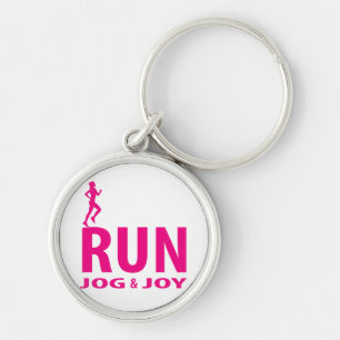 Porte-clés Course, jogging et joie