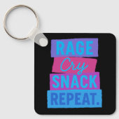 Porte-clés COURSE. Pleure. SNACK. RECOMMENCER. (Recto)