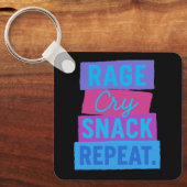 Porte-clés COURSE. Pleure. SNACK. RECOMMENCER. (Recto)