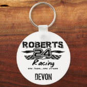 Porte-clés Courses personnalisées (Recto)