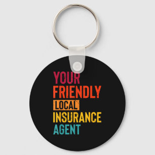Porte-clés Courtier d'assurance Votre âge d'assurance locale