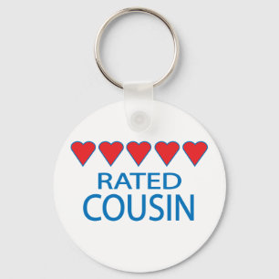 Porte-clés Cousin à cinq coeurs